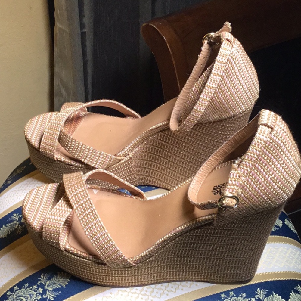 Charlotte Russe 4 inch wedge sandals